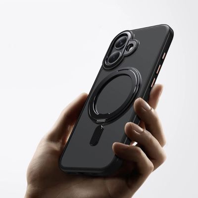 3. Tech-Protect MagRing MagSafe Hülle für iPhone 17 - Mattschwarz