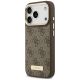 2. Guess 4G Logo Plate MagSafe Schutzhülle für iPhone 18 Pro Max / 17 Pro Max – Braun
