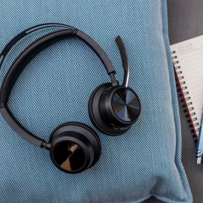 19. POLY Voyager Focus 2 USB-CC Headset + USB-C/A Adapter