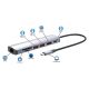 8. Manhattan 153966 Kabelgebundene Dockingstation USB 3.2 Gen 2 (3.1 Gen 2) Typ-C Silber