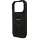 6. Guess Saffiano Classic Logo MagSafe Case für iPhone 17 Pro - Schwarz