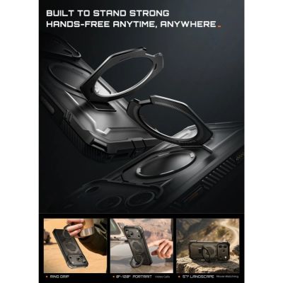 6. Supcase UB Grip Mag MagSafe Hülle für iPhone 18 Pro / 17 Pro - Schwarz