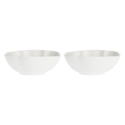 Set aus 2 großen runden Schalen Villadeifiori - Weiß, 23 cm