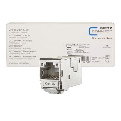 3. METZ CONNECT 130910-Z RJ-45-Stecker, Metall