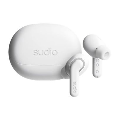 Sudio Ohrhörer | E4 Pro | Bluetooth | In-Ear | Mikrofon | Cloud White | Geräuschunterdrückung | Kabellos