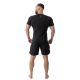 41. Rashguard Kurzarm schwarz BlackRS - S