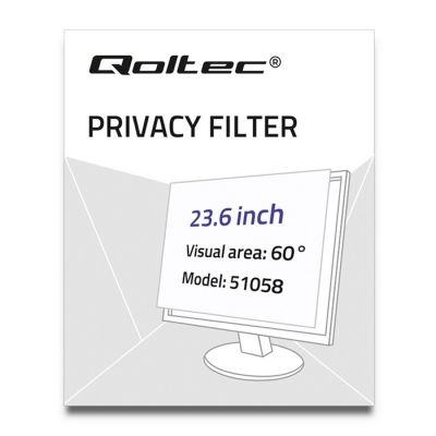 2. Qoltec 51058 Bildschirmfilter für 59,9 cm (23,6") Monitor