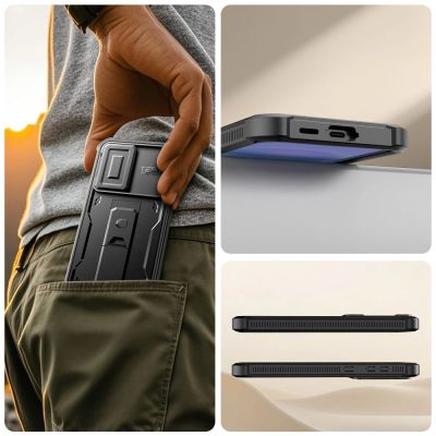 7. Tech-Protect Kevlar Cam+ 2er-Set Schutzhülle für Samsung Galaxy A57 5G – Schwarz