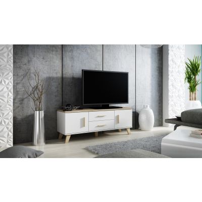 3. RTV LOTTA 140 2D2S Weiß + Sonoma Eiche