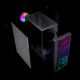 10. GEMBIRD FORNAX 2500 MIDI-TOWER-CASE (1x USB 3.0, 2x USB 2.0, HD-Audio, Seitenwand aus Glas) SCHWARZ