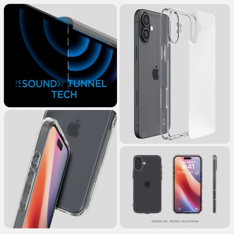 14. Spigen Ultra Hybrid für iPhone 16 – transparent