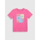 5. Mädchen-T-Shirt mit Aufdruck, regulär, Größe 4F 4FJRSS26TTSHF4418-54S