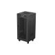 14. LANBERG Bodenschrank 19" 24U 600x600 Schwarz, perforierte Tür, LCD (flach verpackt) V2