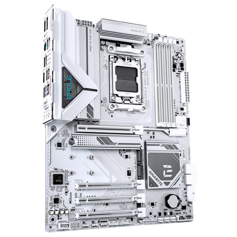 8. GIGABYTE B850 EAGLE WIFI7 ICE AMD B850 AM5 ATX-Sockel