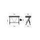 27. Huzaro Hero 1.4 Schwarzer Gaming-Schreibtisch