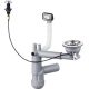Siphon für einteilige Granitspülbecken - Platzsparend ZXY 9911 5907650841593