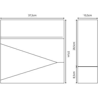 6. Briefkasten 37 x 37 x 10,5 cm 1067551 SASKA GARDEN