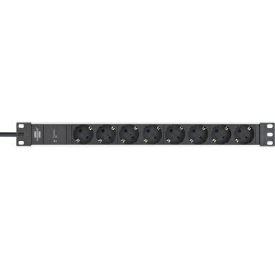 2. Brennenstuhl – SS 19.500A – Alu-Line – 8-fach Steckdosenleiste, 2 m