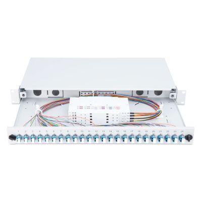 8. Digitus Glasfaserpanel, mit Zubehör, LC, OM4
