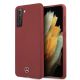 Mercedes Silicone Line Case für Samsung Galaxy S21+ - Rot