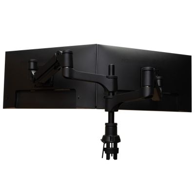 3. Monitorhalterung R-Go Tools R-Go Monitorarm 0"–32" 2 TFT Max. 9 kg Caparo 4 Gasfeder silber