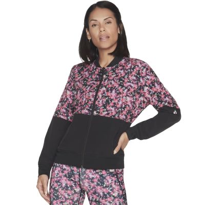 Skechers Fantasy Fields Wende-Bomberjacke WJA314-BKRB Rosa M
