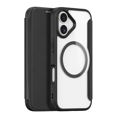 Dux Ducis Skin X Pro iPhone 17 Hülle mit Wallet, MagSafe kompatibel - Schwarz