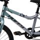 10. Huffy Literide Alu 20” Silber-Türkis Fahrrad (23005W)