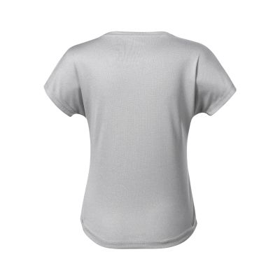 3. Zoom Damen-T-Shirt (Silbermeliert)