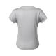 3. Zoom Damen-T-Shirt (Silbermeliert)
