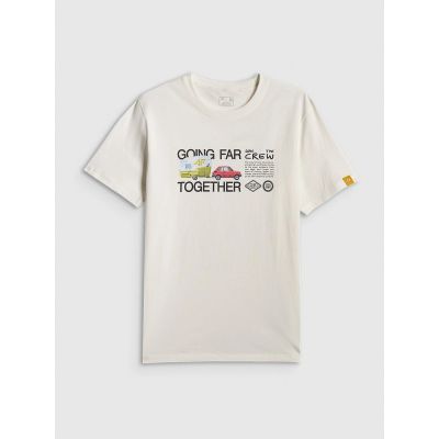 5. Herren-T-Shirt mit Aufdruck, regulär, Größe 4F 4FRSS26TTSHM3810-11S