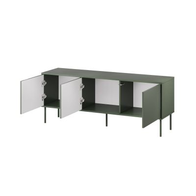 2. 3D TRESSE TV-Schrank 150x40x55 mattgrün