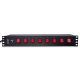 4. Lindy 73025 PDU-Stromverteiler, 8 x Netzsteckdose, 1,5 HE, Schwarz