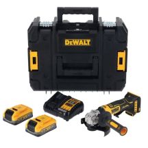 DEWALT Winkelschleifer 125 mm 18 V DCG404S2T 2 x 3,5 Ah BL