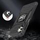 7. Wozinsky Ring Armor Tough Hybrid Case Cover + Magnethalter für Samsung Galaxy A73 silber