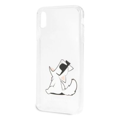 3. Karl Lagerfeld Choupette Fun iPhone Xs Max Hülle - Transparent