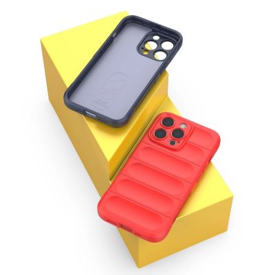 19. Magic Shield Case für iPhone 13 Pro Max flexible gepanzerte Hülle rot