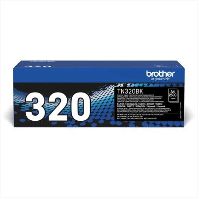 5. Brother Toner Schwarz TN320BK=TN-320Bk, 2500 Seiten