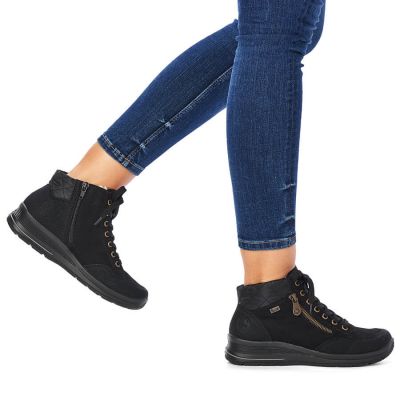 14. Rieker W RKR567 Wasserdichte, isolierte Lederstiefeletten