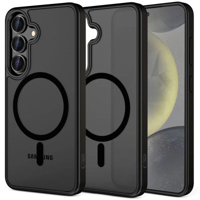 Tech-Protect MagMat MagSafe Hülle für Samsung Galaxy S25 – Schwarz