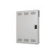 Digitus SLIM 19" 3U 600x200 Wand-Netzwerkschrank, geschlossene Tür, grau, ungeteilt, montiert, 100 kg
