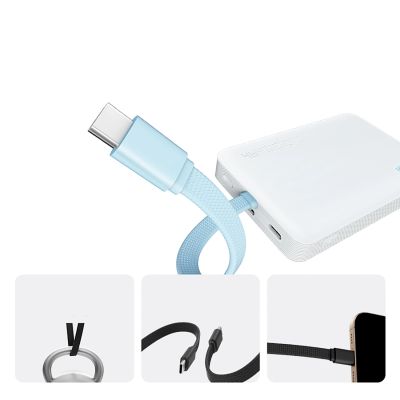 2. Cuktech CP132ML 10000 mAh Magnetische Powerbank – Weiß