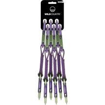 Wild Country 40-0000002003-5823-1 Kletterkarabiner mit Verriegelungsverschluss Grün, Lila 6 Stück.