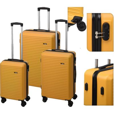 14. 3er-Set Koffer 20/24/28 Zoll Proworld Honey