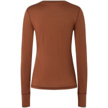 Damen-Thermoshirt mit langen Ärmeln SUPER.NATURAL W Tundra 175 LS, braun