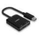 4. Lindy 38433 DisplayPort 2 x HDMI Kabeladapter