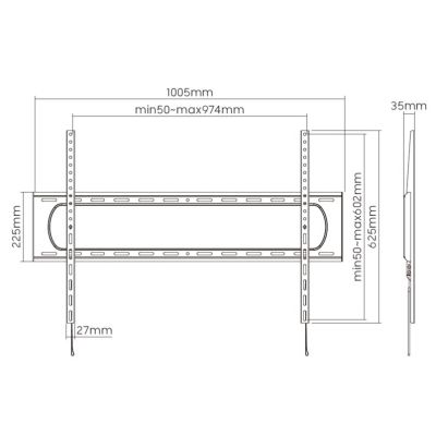 9. Equip 650338 TV-Halterung 3,05 m (120") Schwarz