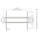 9. Equip 650338 TV-Halterung 3,05 m (120") Schwarz