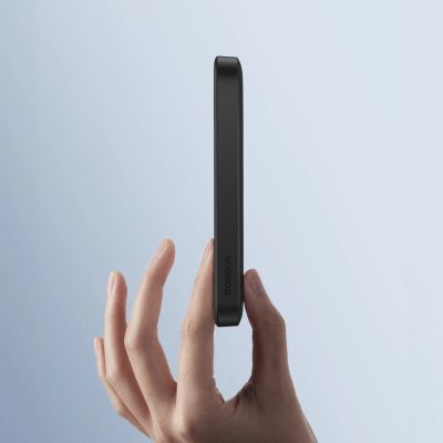 7. Baseus Mini-Powerbank 5000 mAh 20 W + USB-C-Kabel (20 V/3 A) – Schwarz