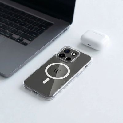 5. Tech-Protect FlexAir Hybrid MagSafe Hülle für OnePlus Nord 6 – Transparent